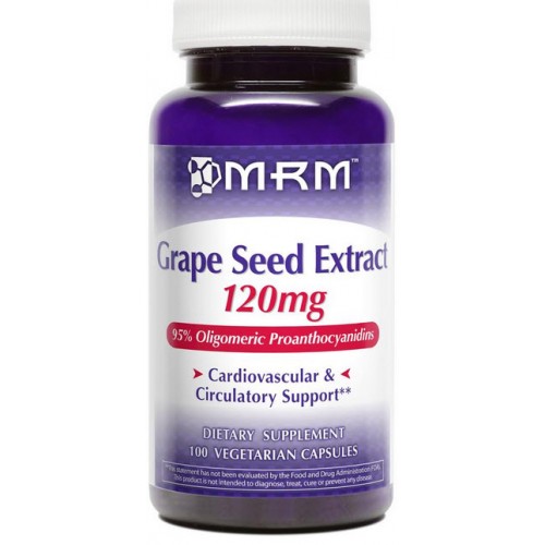ขายอาหารเสริม เมล็ดองุ่น MRM, Grape Seed Extract, 120 mg, 100 Veggie Caps